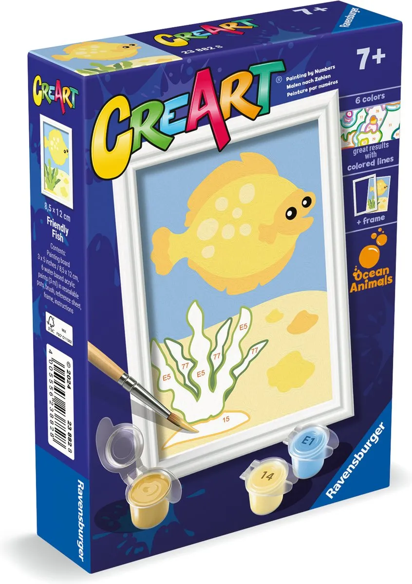 Ravensburger CreArt Trendy Fish Schilderen op Nummer