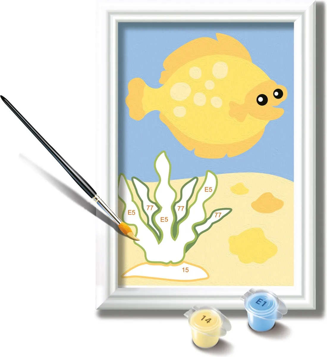 Ravensburger CreArt Trendy Fish Schilderen op Nummer - Meerkleurig