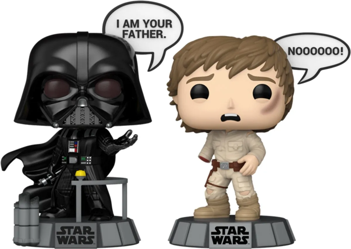 Funko Pop! Star Wars Darth Vader & Luke Skywalker - 2 Stuks