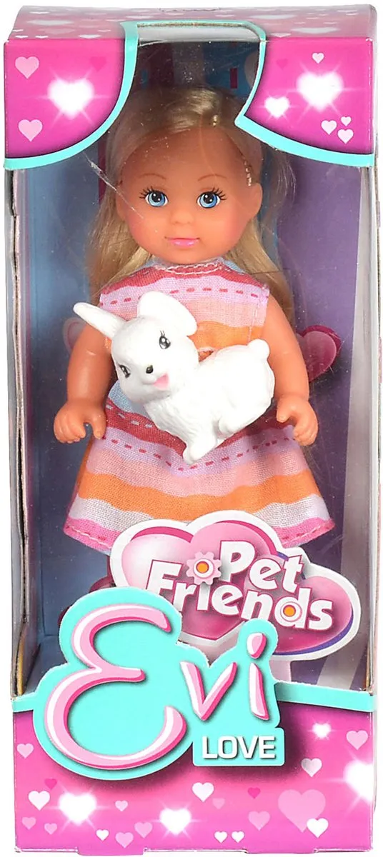 Smoby Evi Love Pet Friends 105734191 - Blauw/Rozepink