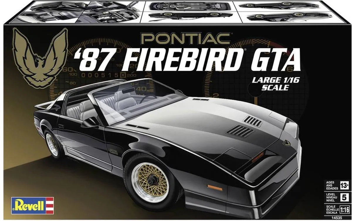 Revell 14535 Pontiac Firebird GTA Modelbouwpakket 1:16 - Multi