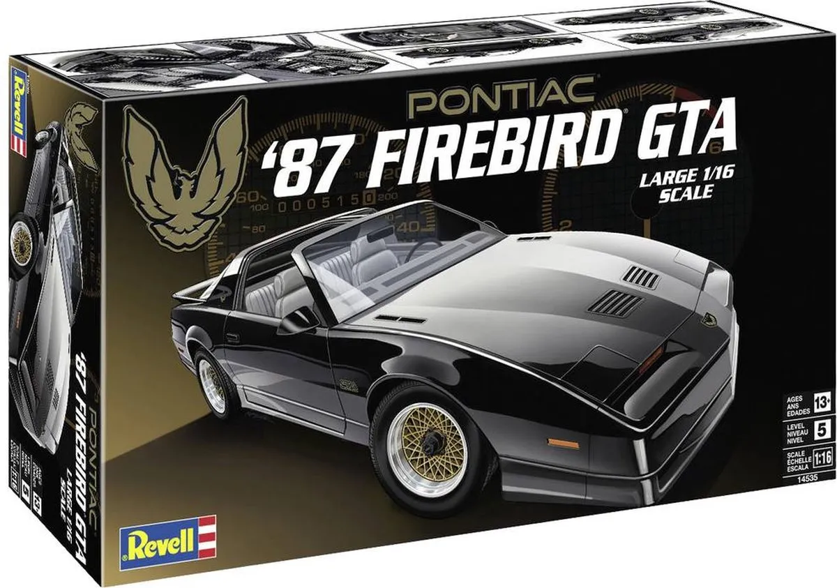 Revell 14535 Pontiac Firebird GTA Modelbouwpakket 1:16 - Multi
