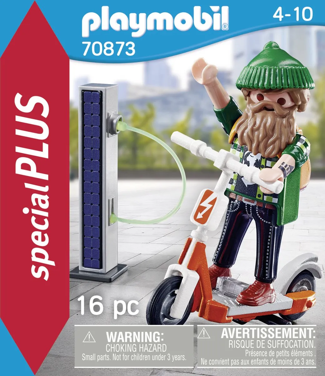 Playmobil Special Plus Hipster met E-scooter 70873 - Multicolor