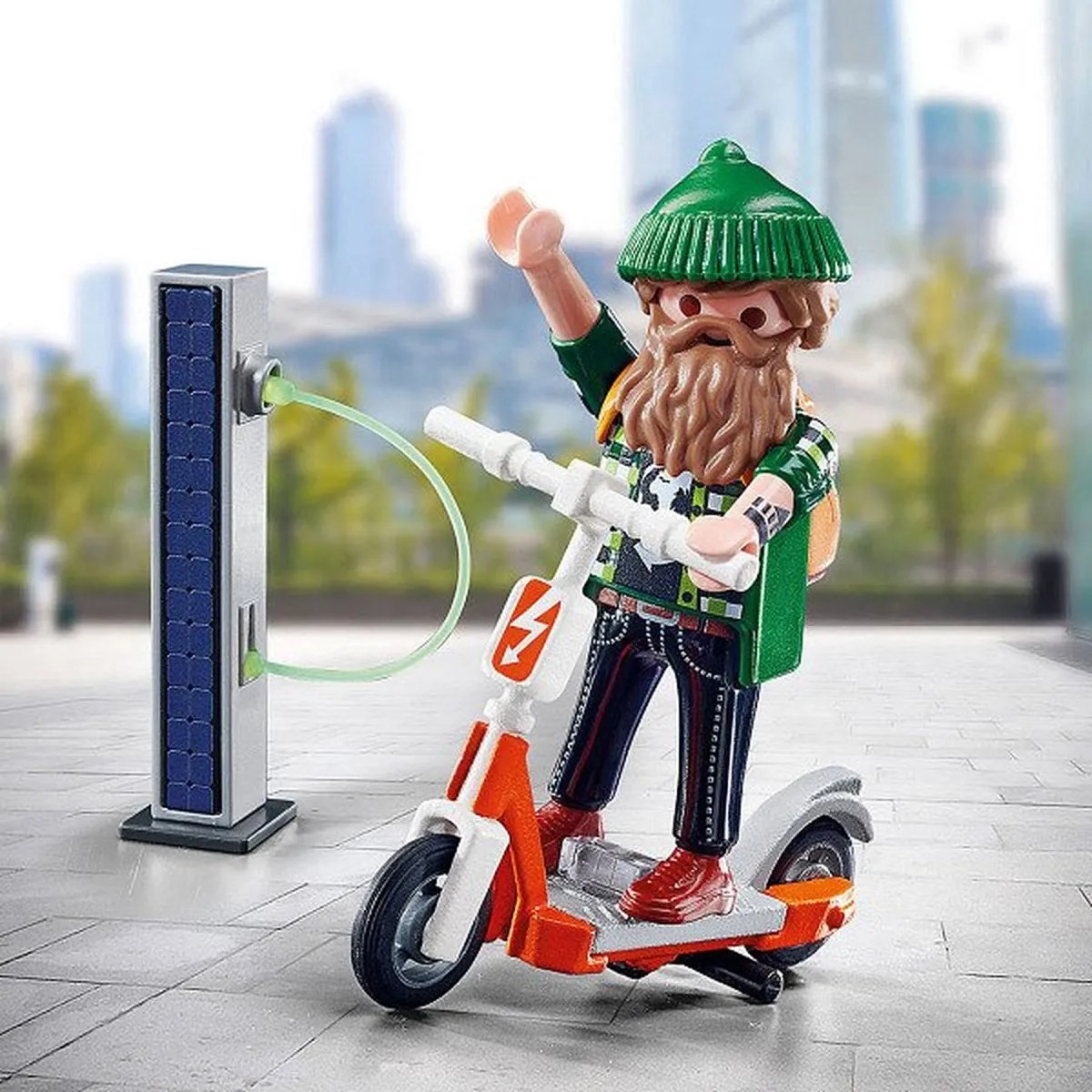 Playmobil Special Plus Hipster met E-scooter 70873 - Multicolor - afbeelding 6 van 6