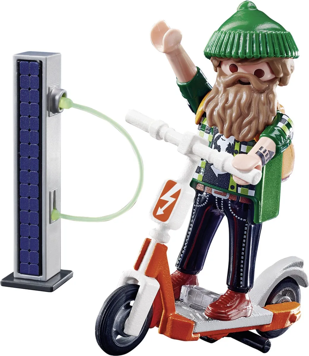 Playmobil Special Plus Hipster met E-scooter 70873 - Multicolor
