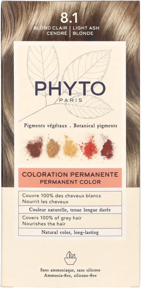 Phyto Phytocolor Permanent Haarkleur 112ml - 8.1 Blond Clair