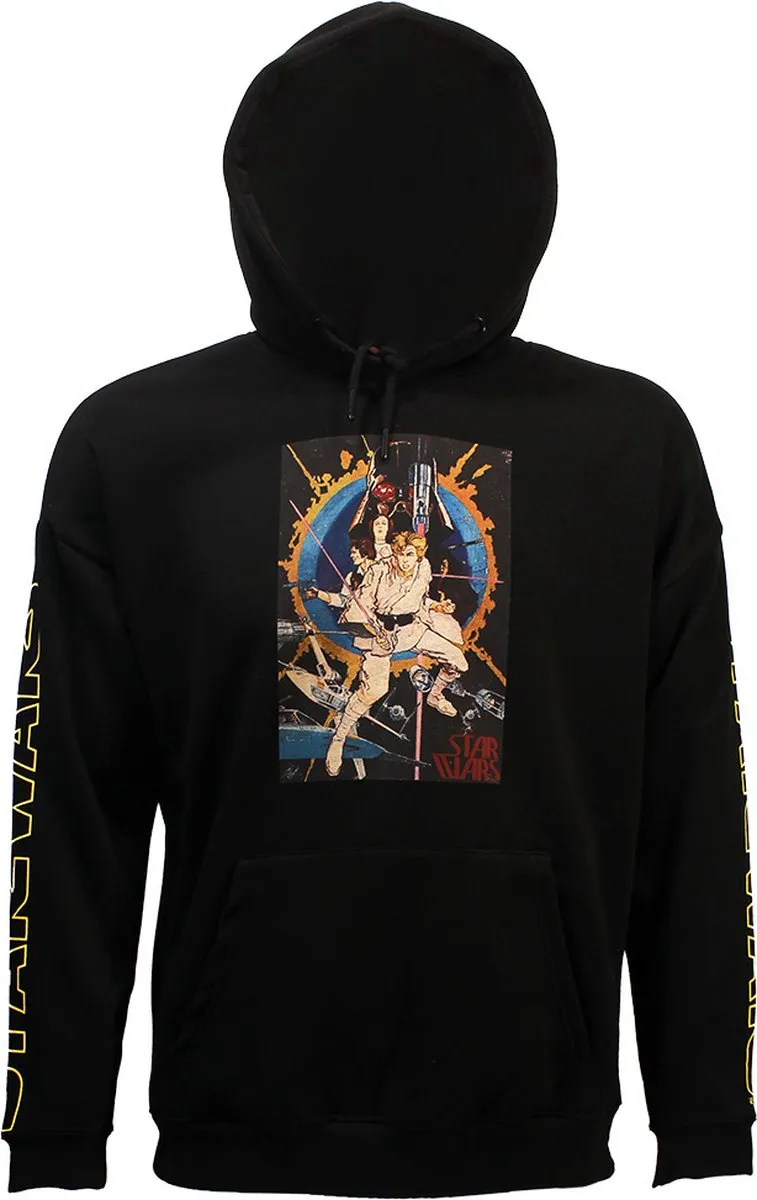 Star Wars Vintage Poster Hoodie - Zwart