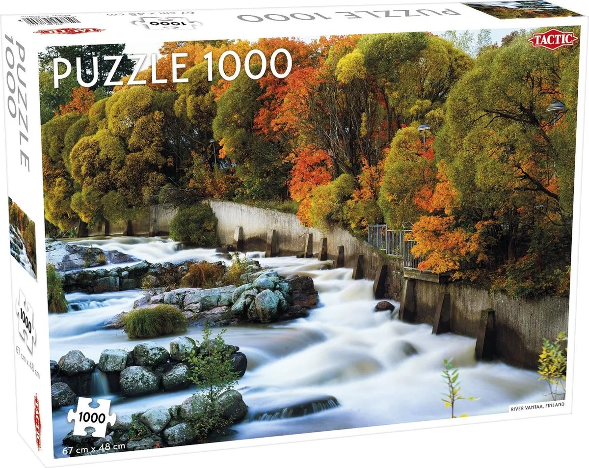 Tactic River Vantaa Finland Puzzel 1000 Stuks - Wit