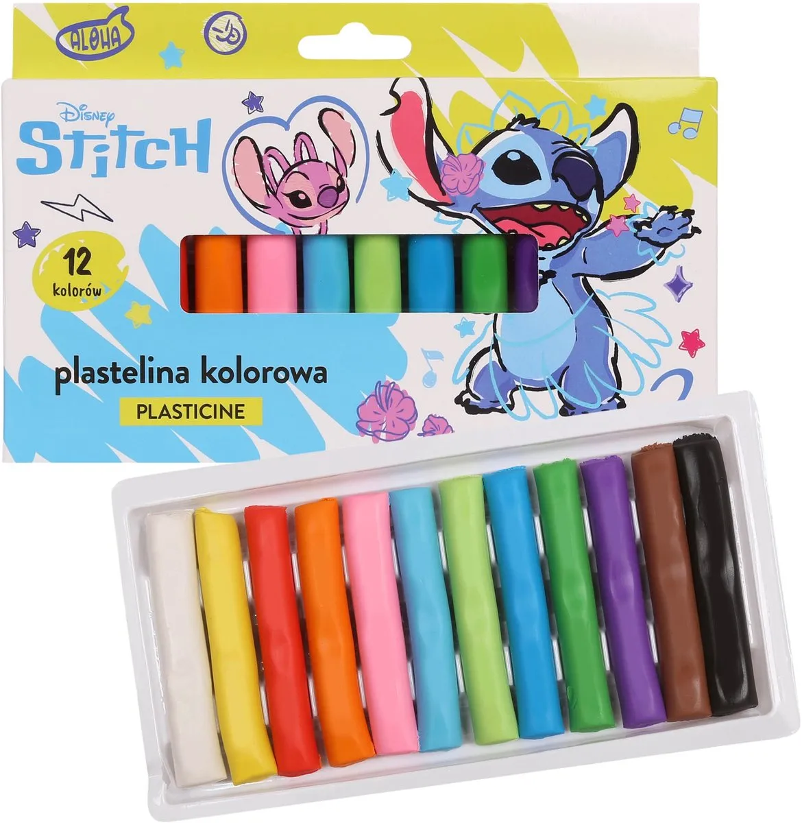 Disney Stitch Veilige Schoolklei - 12 Kleuren