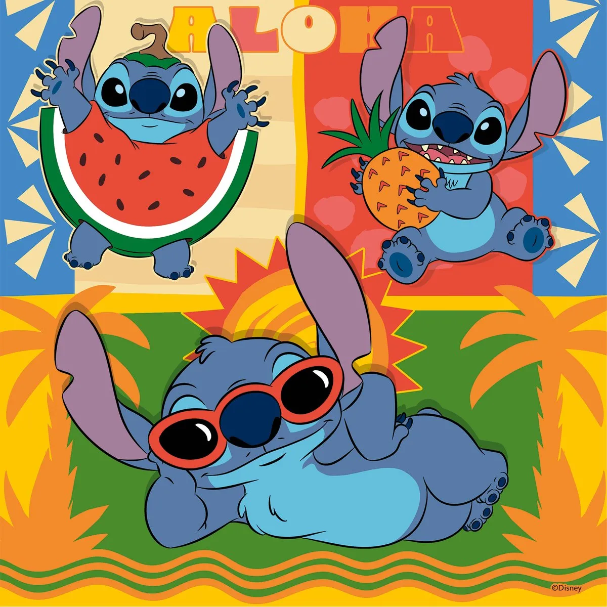 Ravensburger Magische Disney Stitch Puzzelset 147 Stuks - 3x49