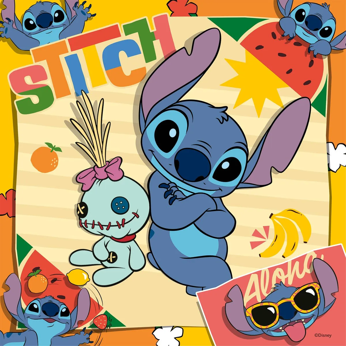 Ravensburger Magische Disney Stitch Puzzelset 147 Stuks - 3x49