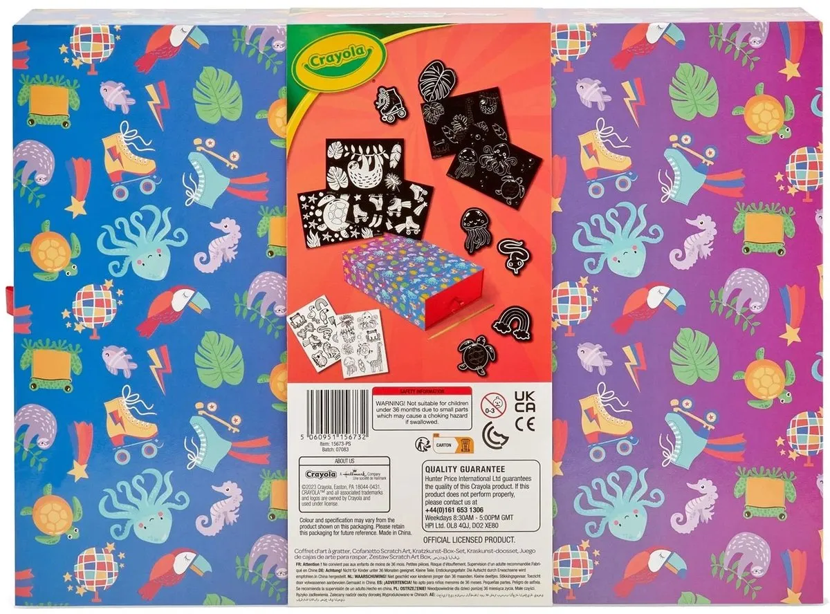 Crayola Scratch and Colour Bumper Box - 20 Stuks - Divers