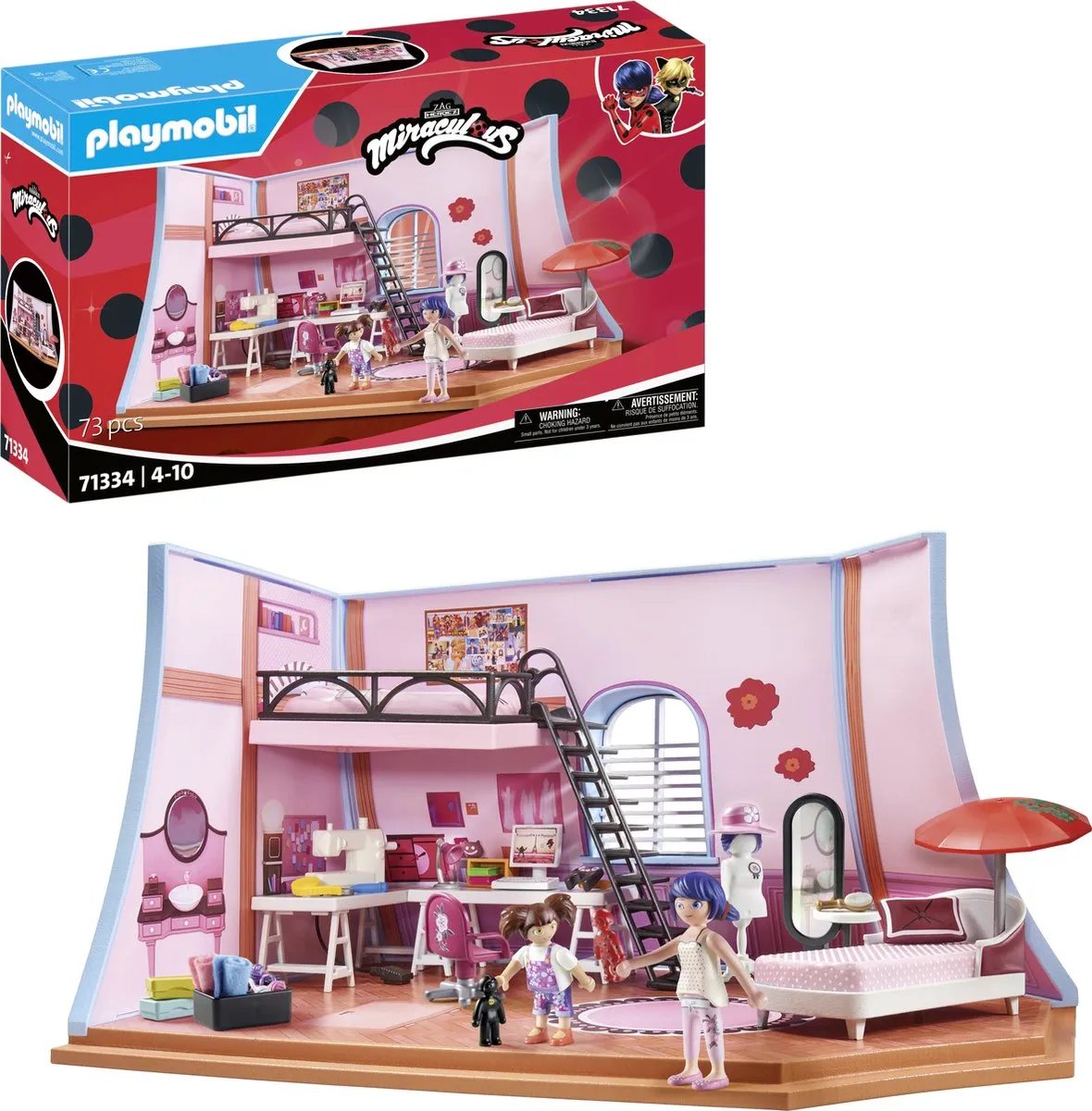 Playmobil Miraculous Marinettes Loft 71334 - Multicolor - afbeelding 6 van 6