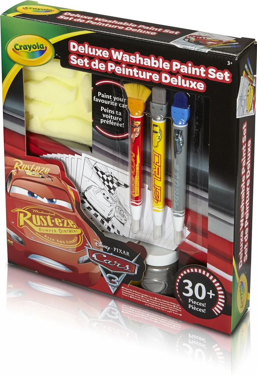 Crayola Cars 3 Verfset - 3 Kleuren 59ml
