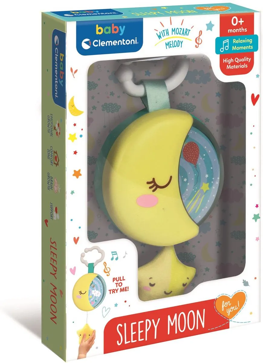 Clementoni Moon Carillon Muziekdoos - Geel