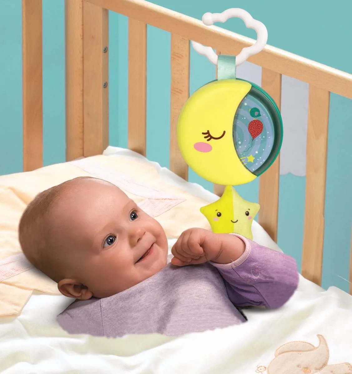 Clementoni Moon Carillon Muziekdoos - Geel