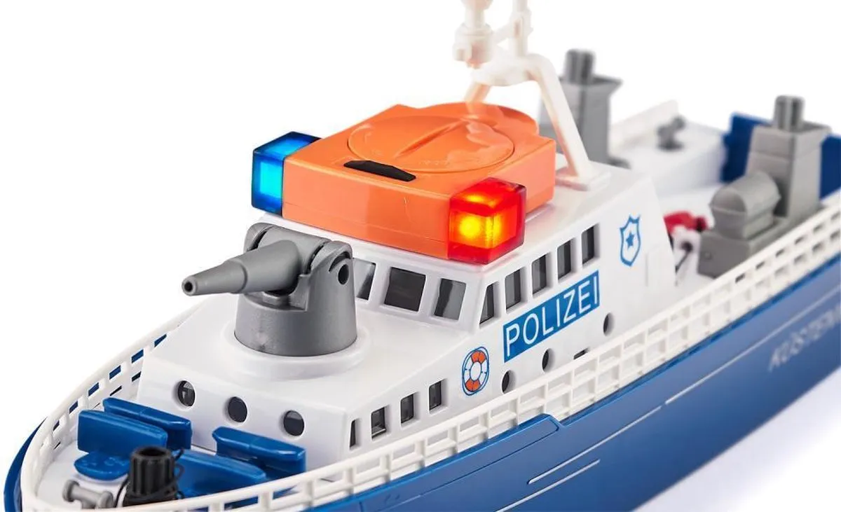 SIKU 5401 Politieboot - Blauw/Wit - afbeelding 4 van 6