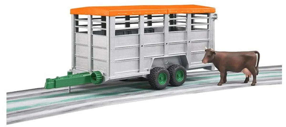 Bruder Veewagen met Koe Landbouw Speelgoed 02227 - Multi Color