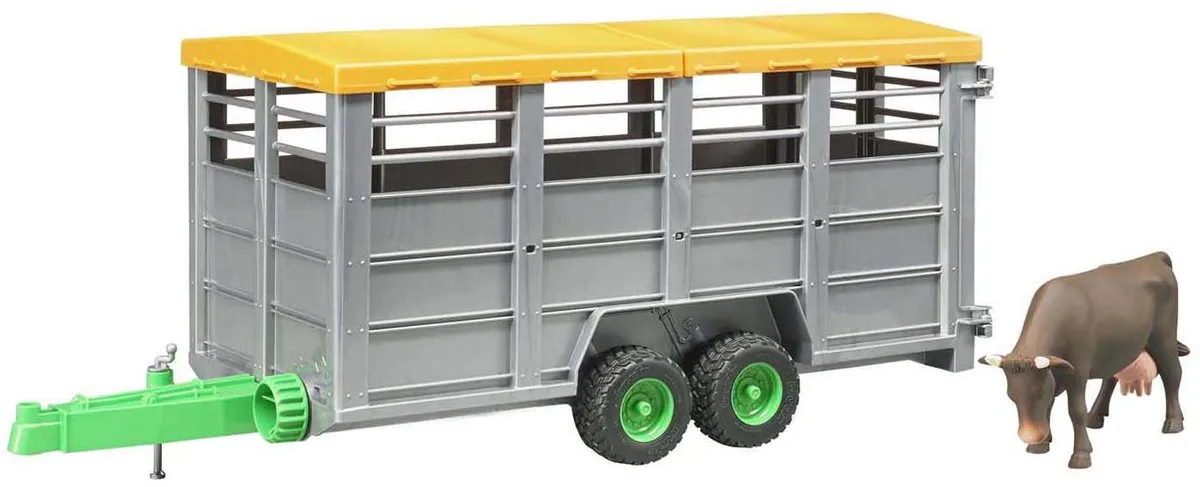 Bruder Veewagen met Koe Landbouw Speelgoed 02227 - Multi Color