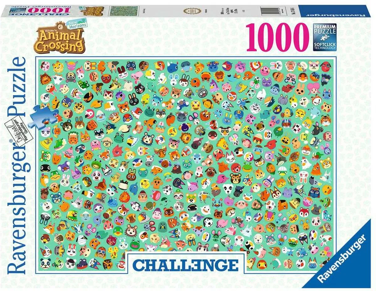 Ravensburger Animal Crossing Puzzle 1000 Stuks