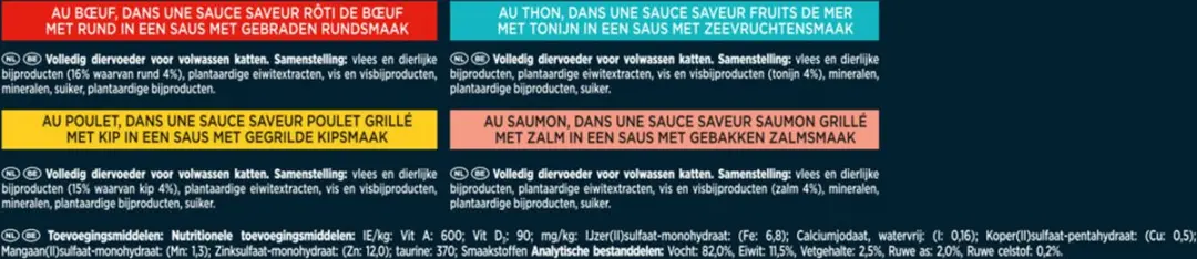 Gourmet Perle Sauce Delight Vlees & Vis 12x85g
