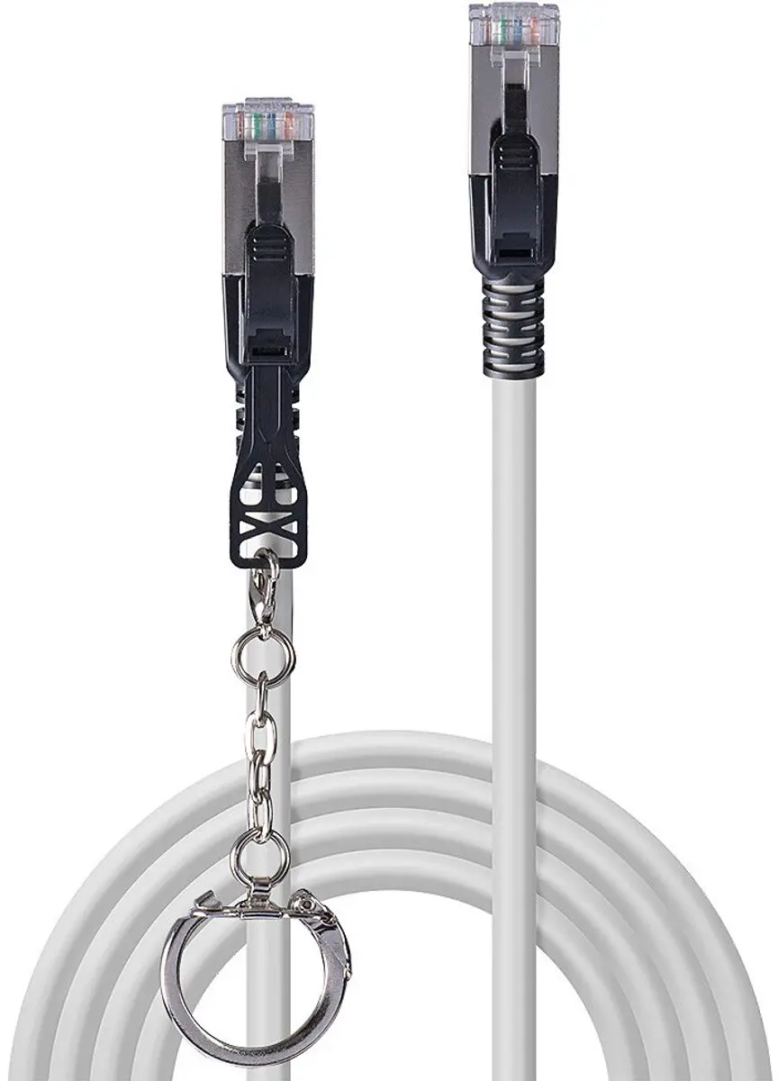Lindy 47606 Netwerkkabel Cat6a S/FTP - 5m Grijs - afbeelding 2 van 5