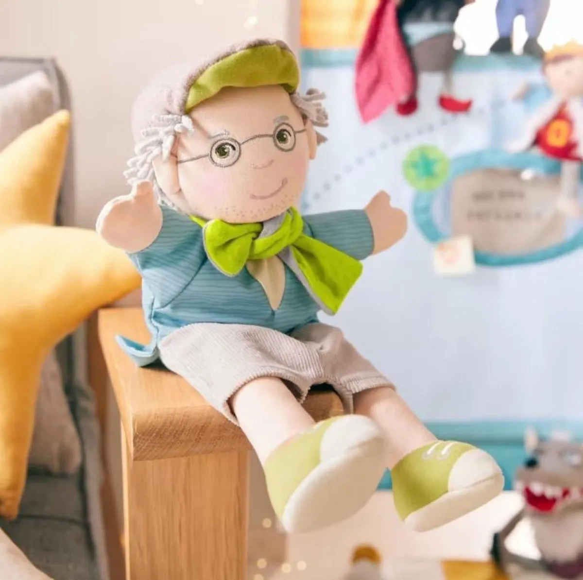 Haba Handpop Opa Peter - Meerdere kleuren