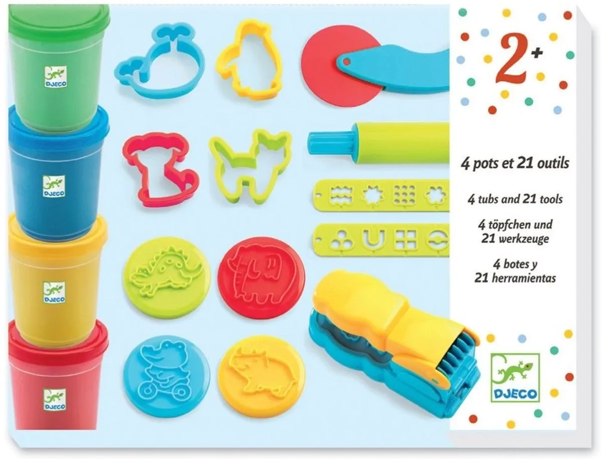Djeco Boetseerklei Startersset 25-delig - Multicolor