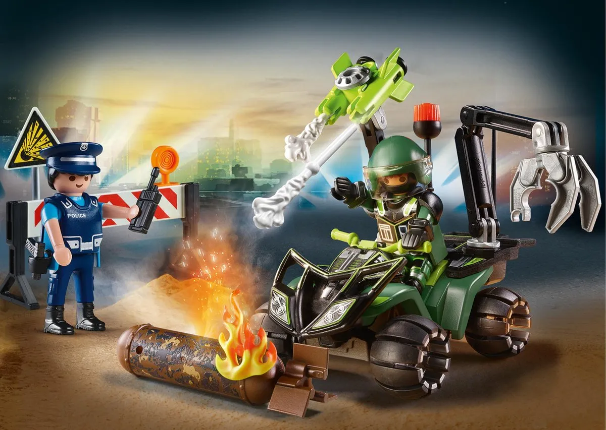 Playmobil City Action Politie Gevarentraining 70817 - Multicolor