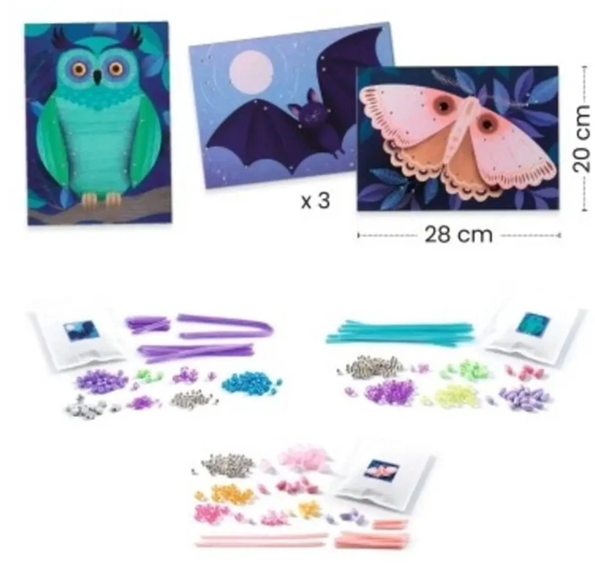 Djeco Clow in the Dark Nachtlampje - Multicolore - afbeelding 6 van 6