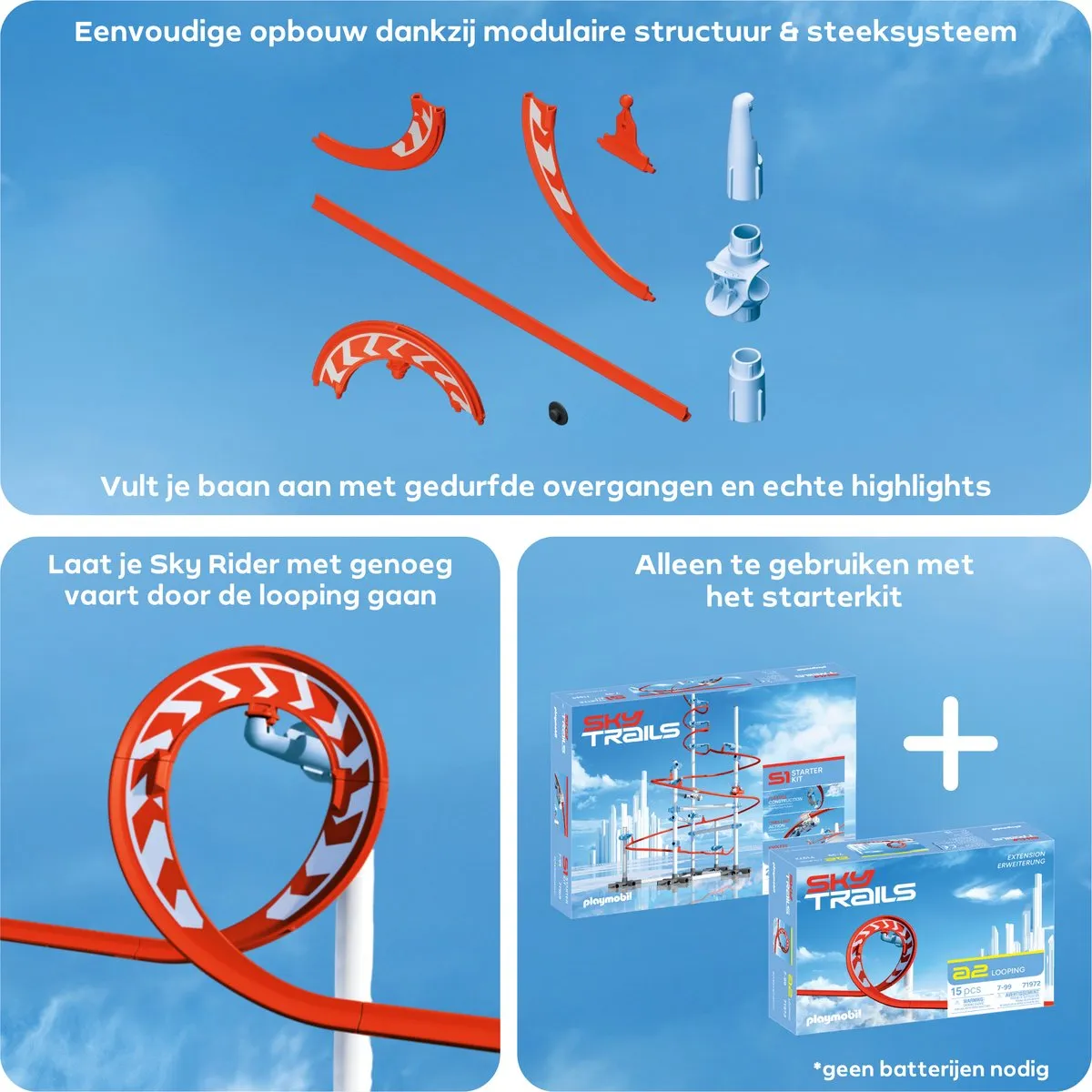Playmobil Sky Trails Looping 71972 - Constructiespeelgoed - Multi