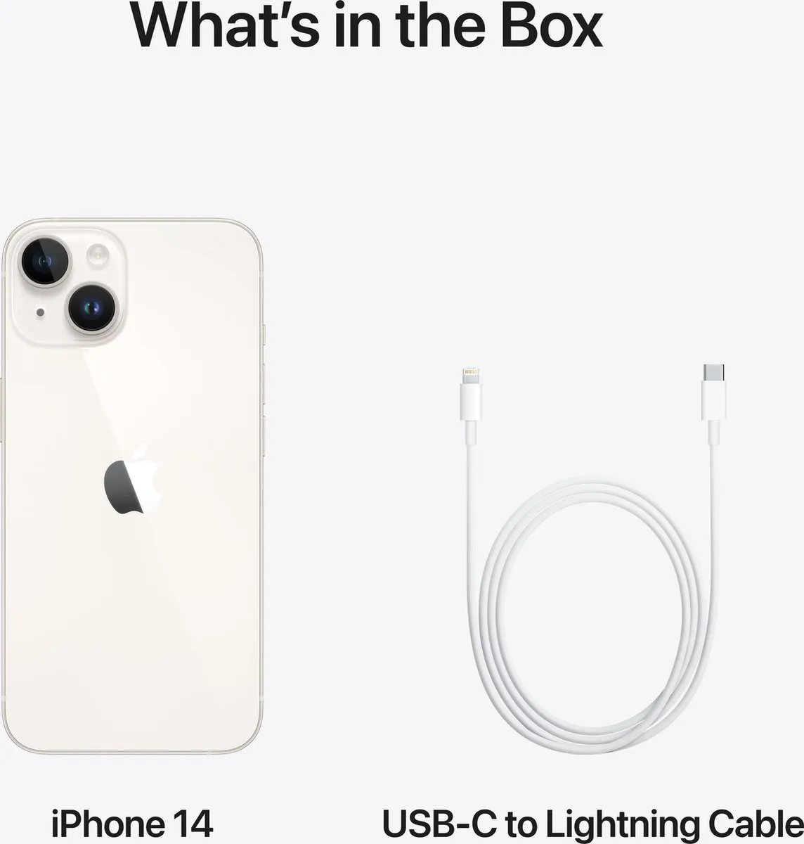 Apple iPhone 14 MPUR3ZD/A - 128GB - Sterrenlicht