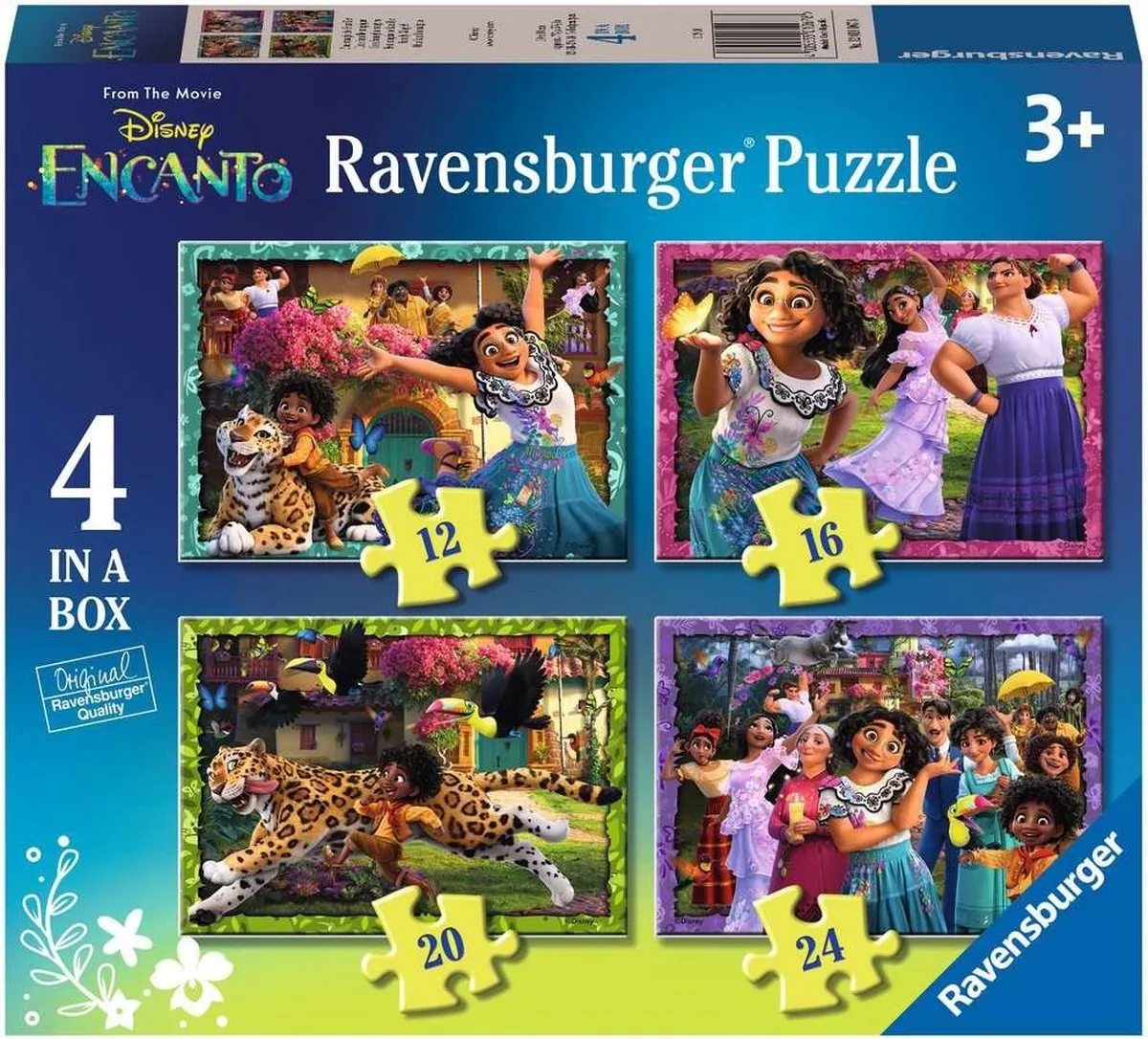 Ravensburger Disney The Lion King 4-in-1 Puzzel - 72 Stuks