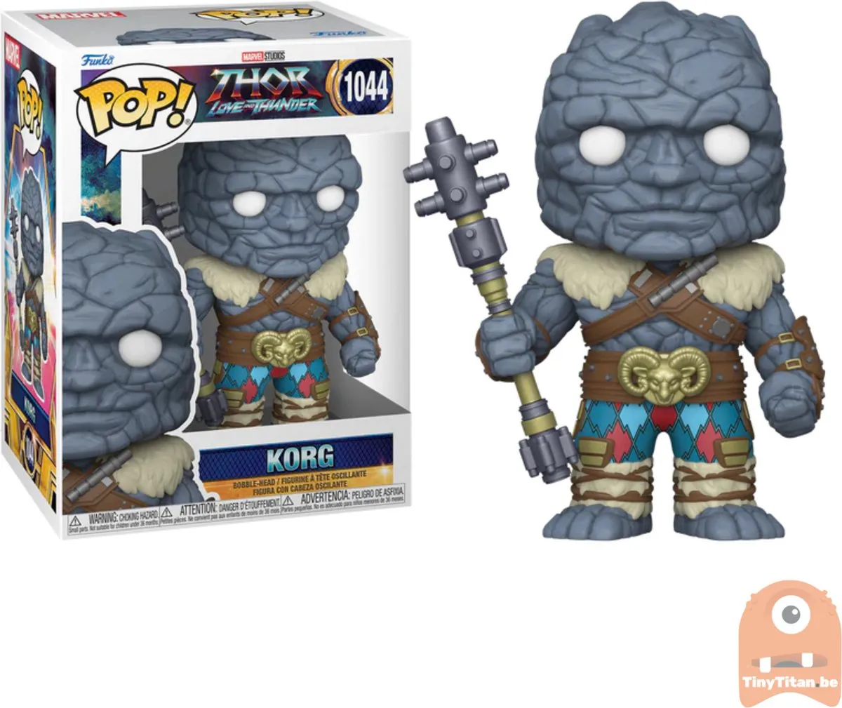 Funko Marvel POP! Thor Love & Thunder Korg 62425 - 9 cm