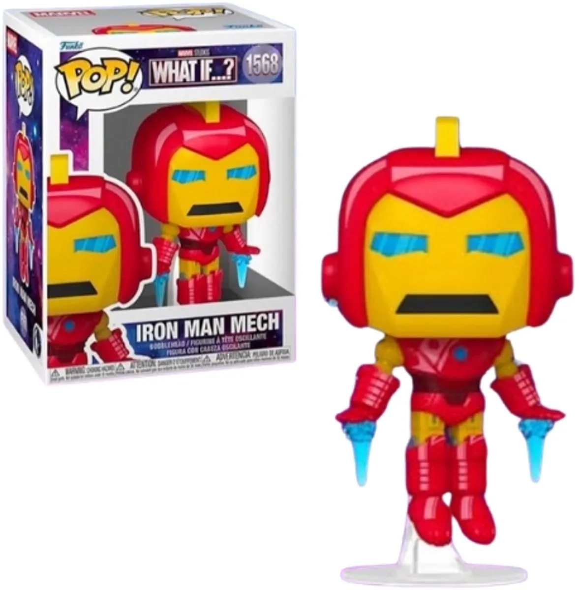 Funko Pop! Marvel What If...? Iron Man Mech #1568 - Multicolor