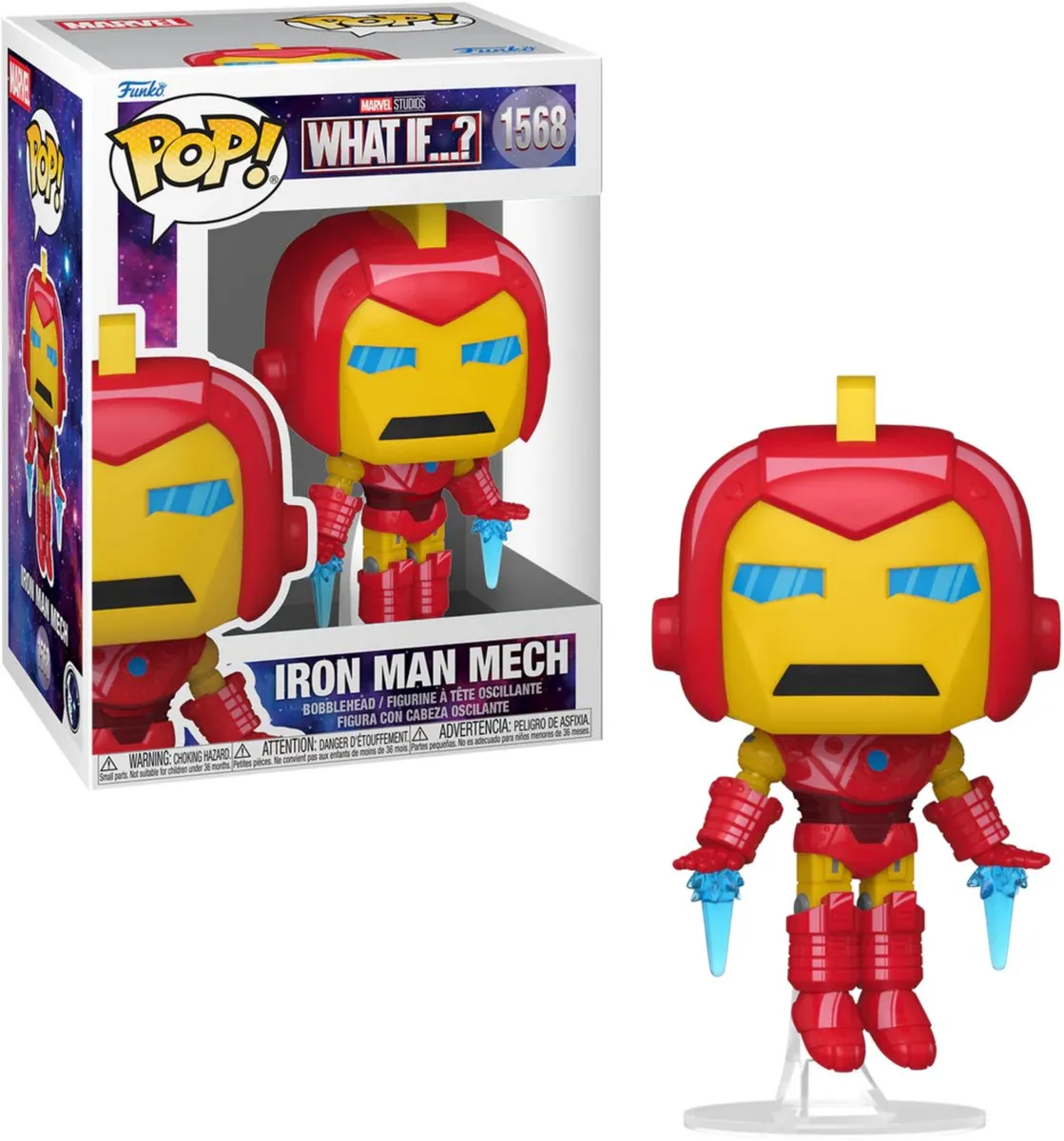 Funko Pop! Marvel What If...? Iron Man Mech #1568 - Multicolor