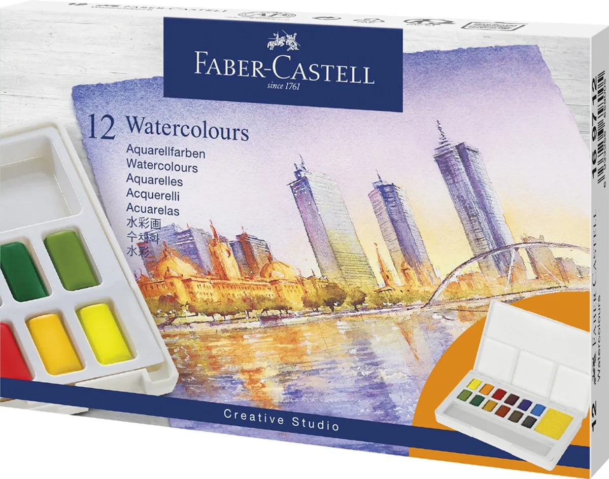 Faber-Castell FC-169736 Waterverfbox - 36 Kleuren