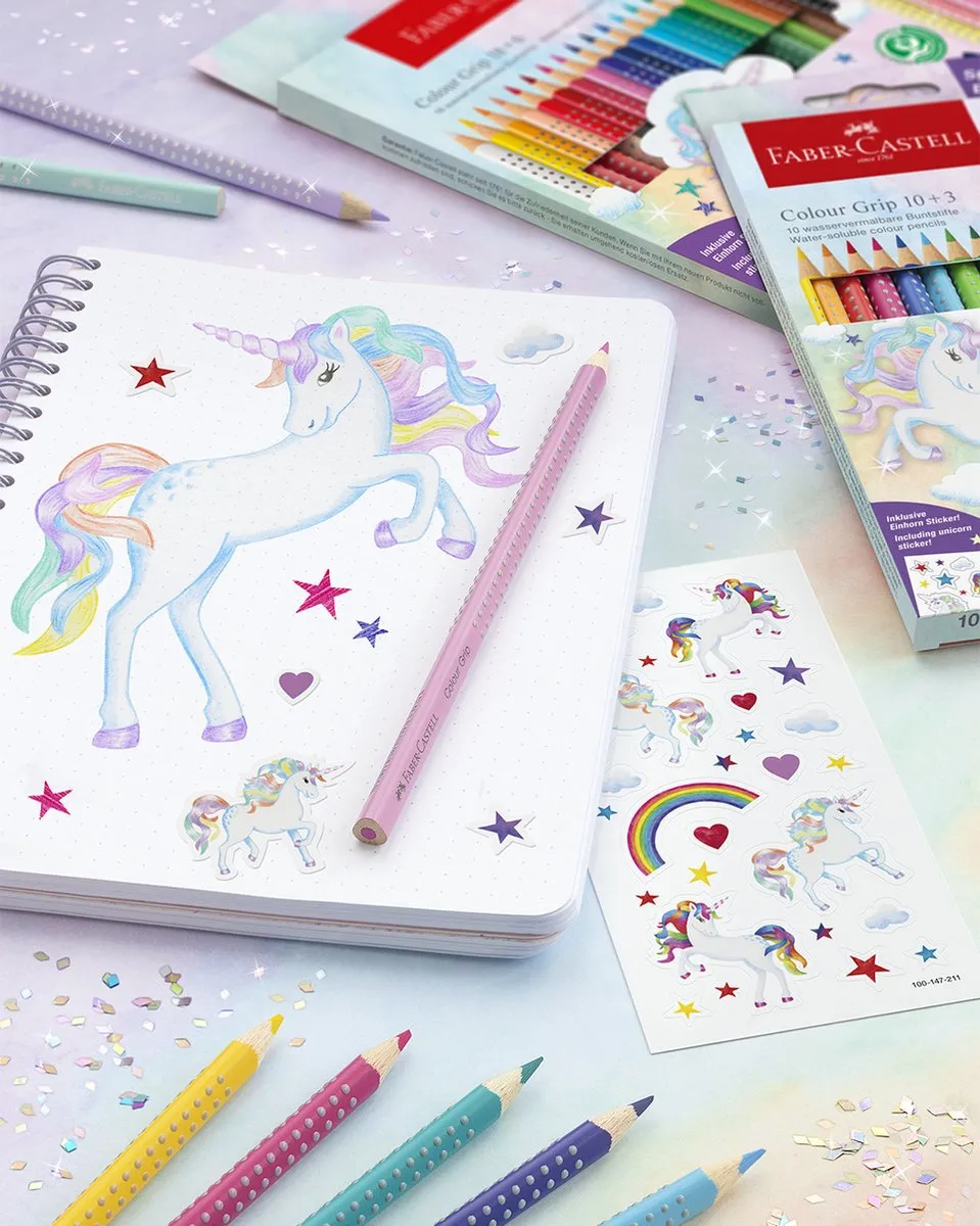 Faber-Castell Grip Unicorn Kleurpotloden 24 Stuks - Assorti
