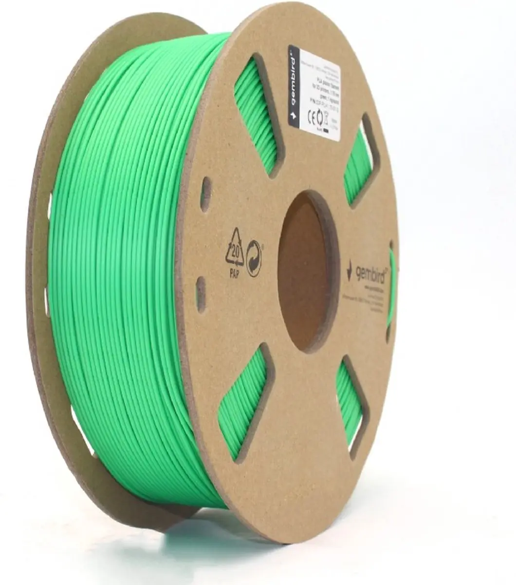 Gembird PLA 1.75mm Groen 1kg