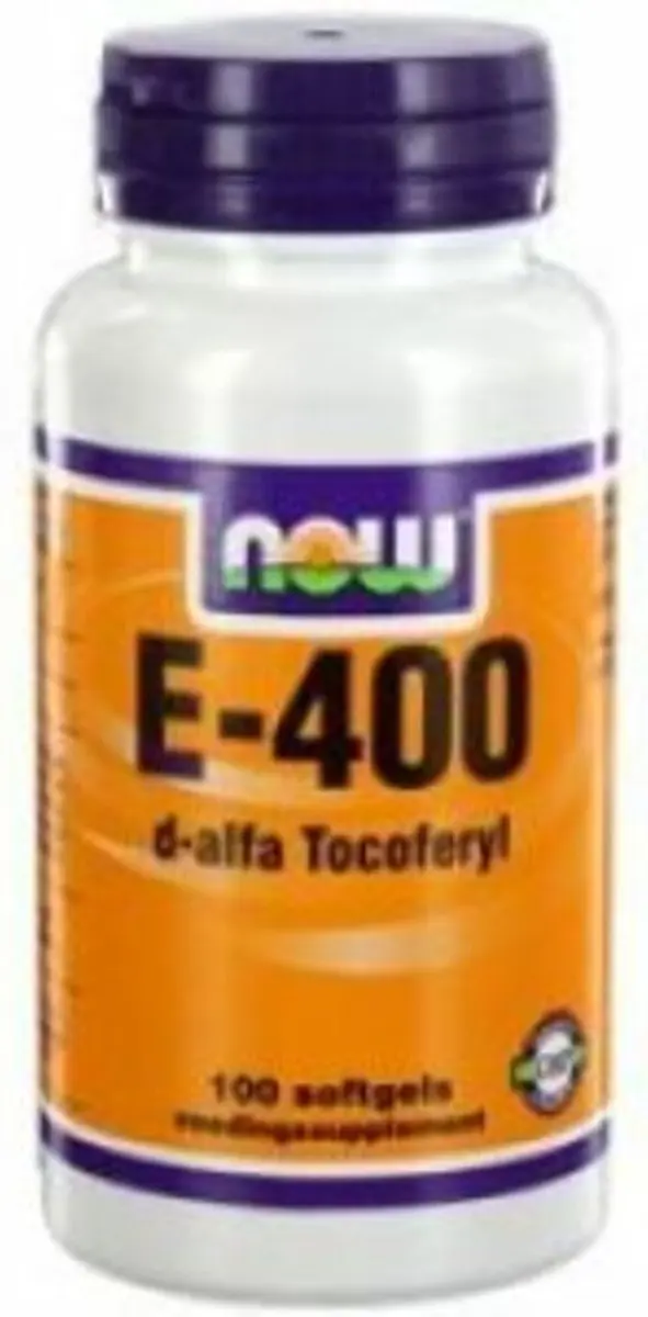 Now Foods Vitamine E 400 IE D-Alpha-Tocoferol 100 Stuks