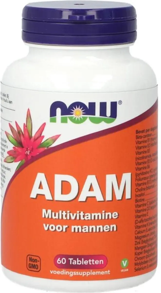 Now Foods ADAM Multivitamine Mannen 60 Tabletten