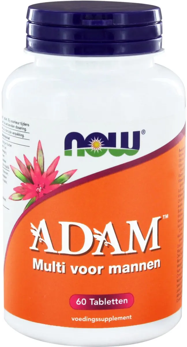 Now Foods ADAM Multivitamine Mannen 60 Tabletten