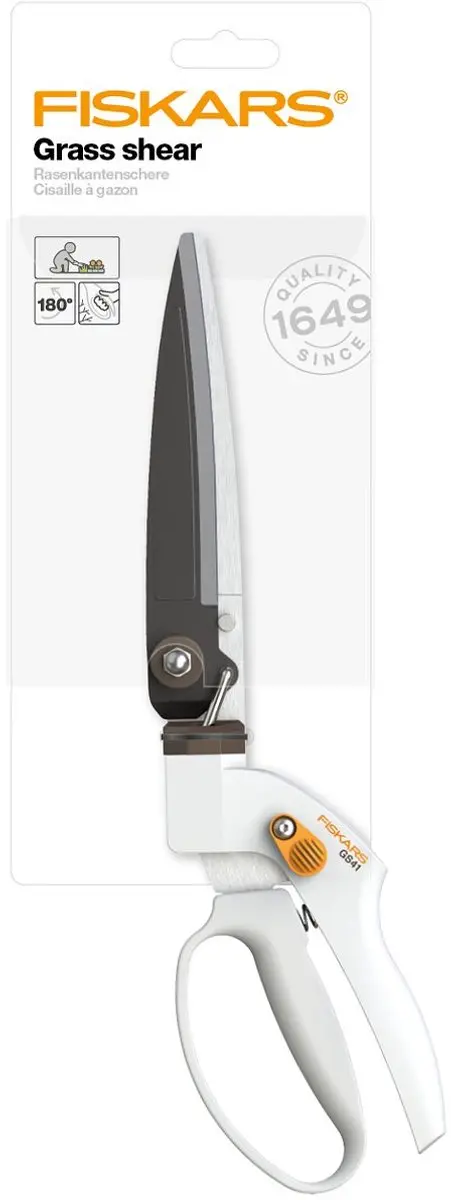 Fiskars GS41 Graskantschaar 345mm - Wit - afbeelding 2 van 3