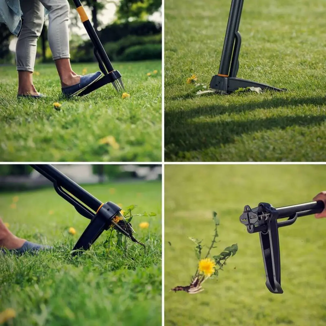 Fiskars Solid Onkruidtrekker - 3 Diepe Klauwen 93cm - afbeelding 4 van 6