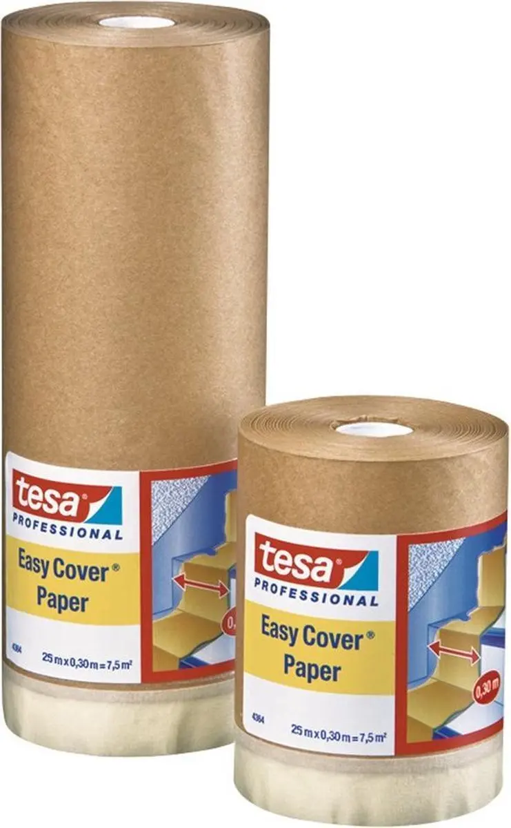 Tesa Kleefpapier 300mm x 25m - Beige