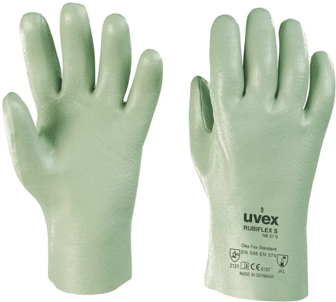 Uvex Rubiflex NB S chemisch bestendige handschoenen L 27 cm