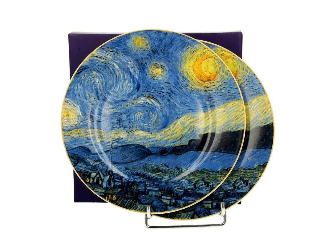 Van Gogh Sterrennacht Porselein Dessertschalen (2 stuks)