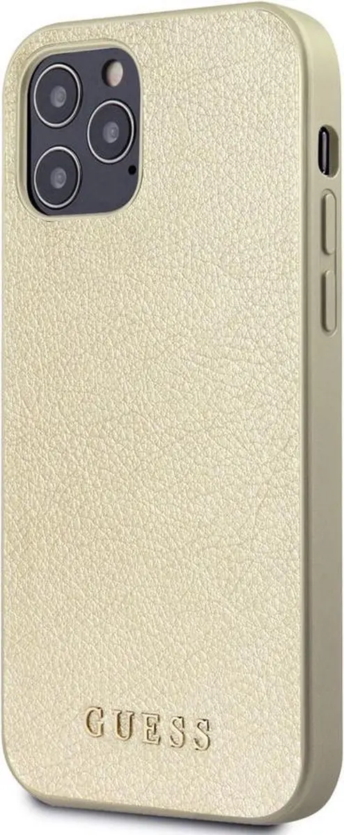 GUESS IriDescent Back Case - iPhone 12 Pro Max - Goud - afbeelding 6 van 6