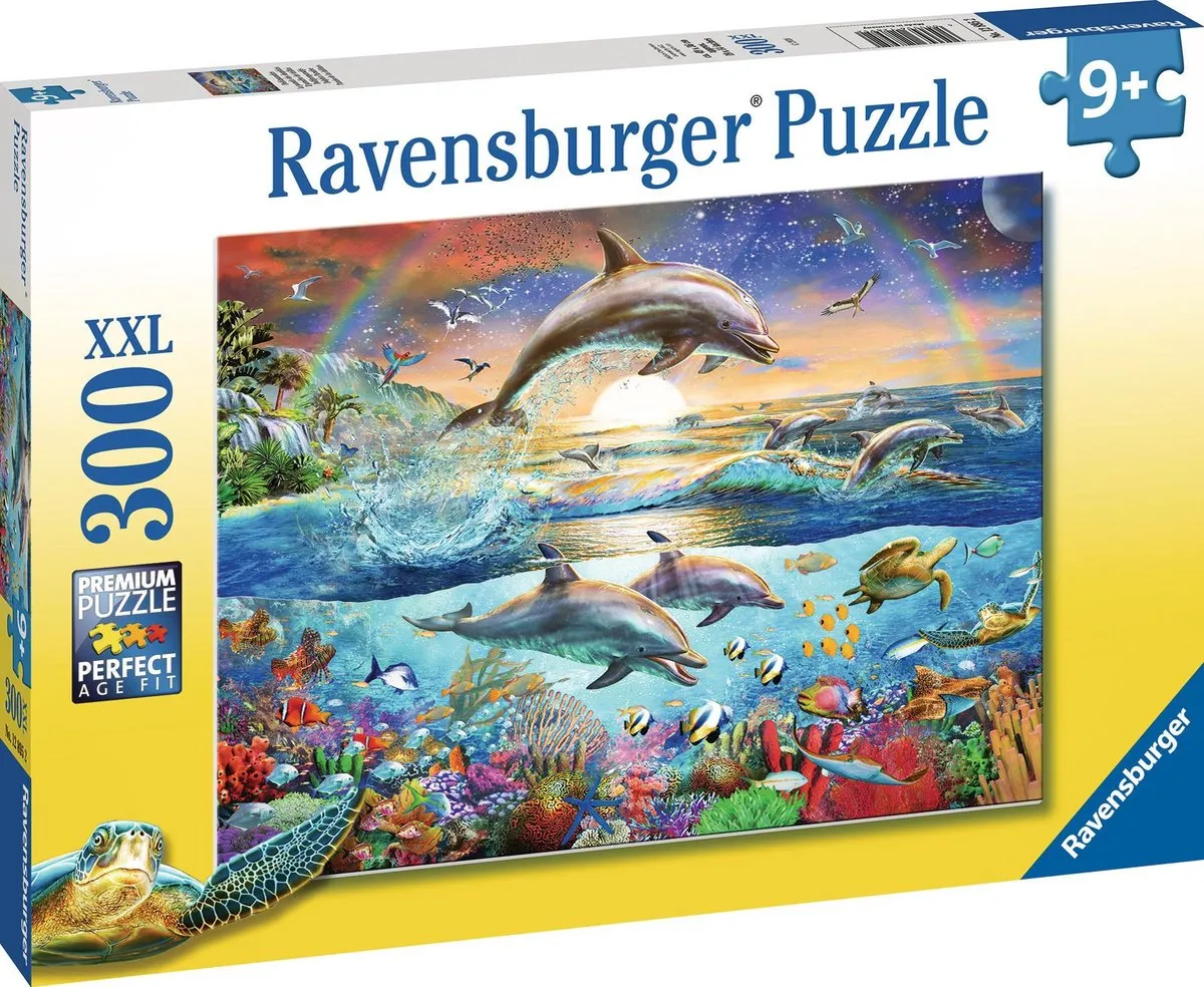 Ravensburger Dolfijnenparadijs Legpuzzel 300 Stuks - Multicolor