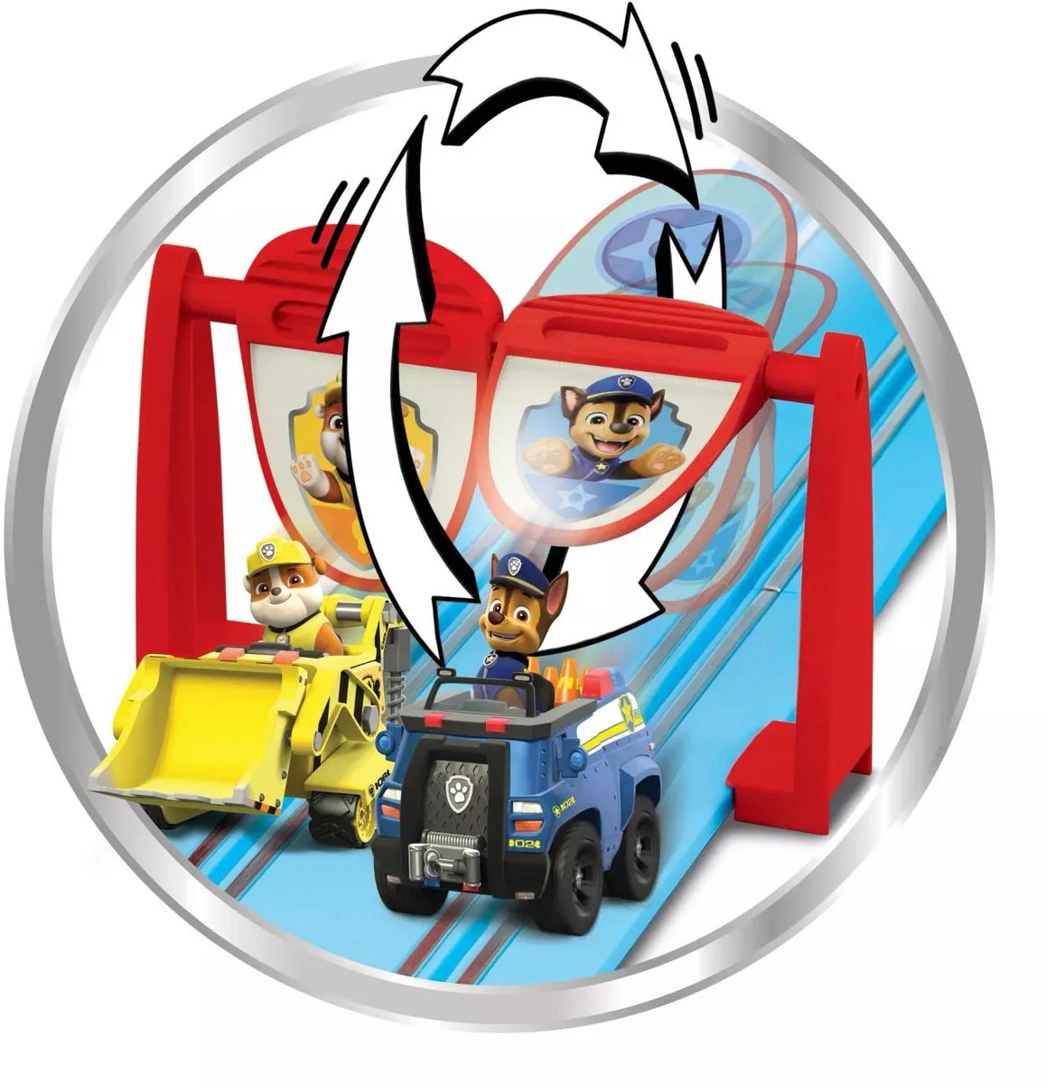 Carrera FIRST Racebaan PAW Patrol Chase vs. Rubble CAR20063057 - 2,4m - Multi